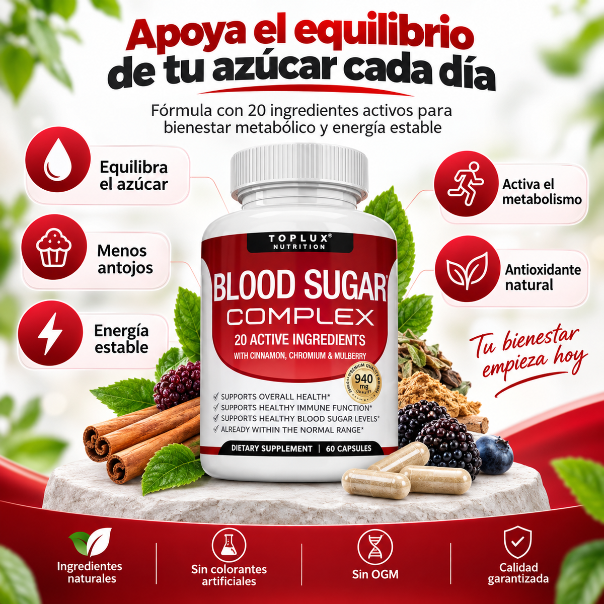 Blood Sugar Complex – Apoyo Metabólico