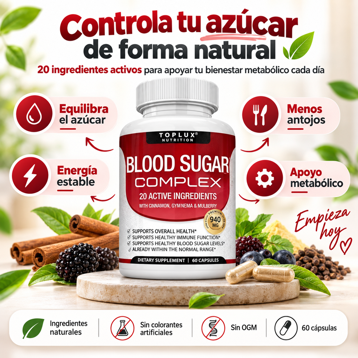 Blood Sugar Complex – Apoyo Metabólico