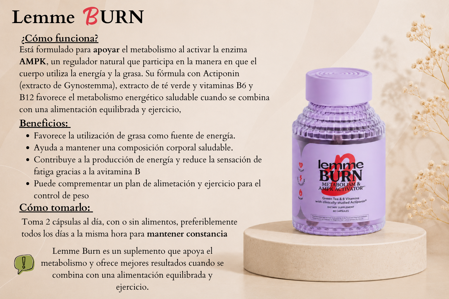 Suplemento Lemme Burn